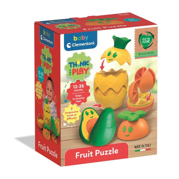 Fruit Puzzle Logik Sæt (100% Genanvendt)