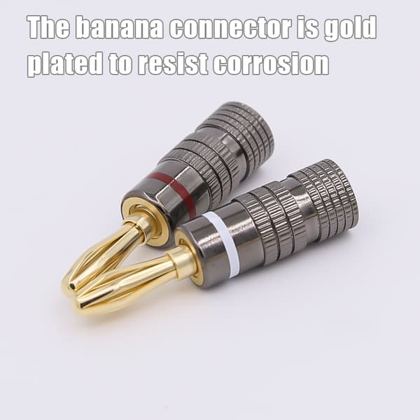Sett med åtte bananplugger, 4 mm 16-pack