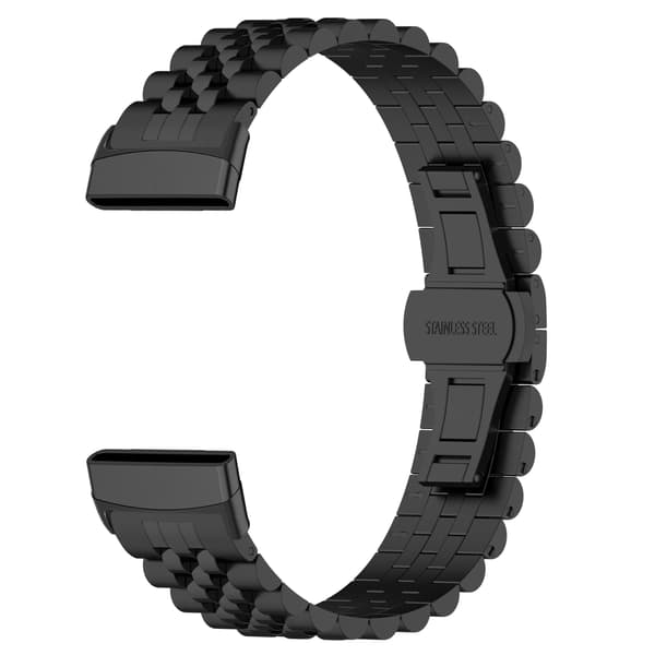 Klockarmband i Rostfritt Stål Black Fitbit Versa 3 / 4 / 5