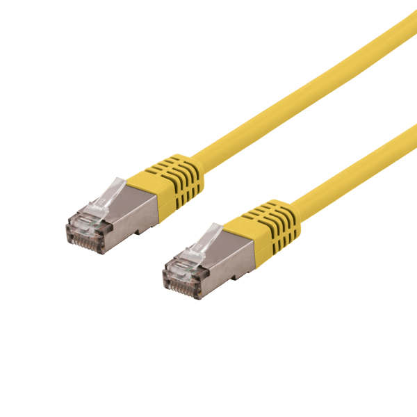 S/FTP Cat6 patch cable 3m 250MHz Deltacertified LSZH yellow