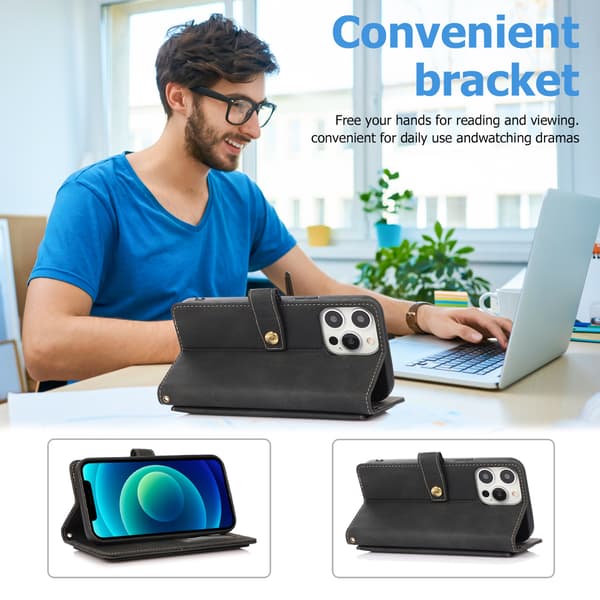 Plånboksfodral med Kortfack för iPhone 16-serien iPhone 16