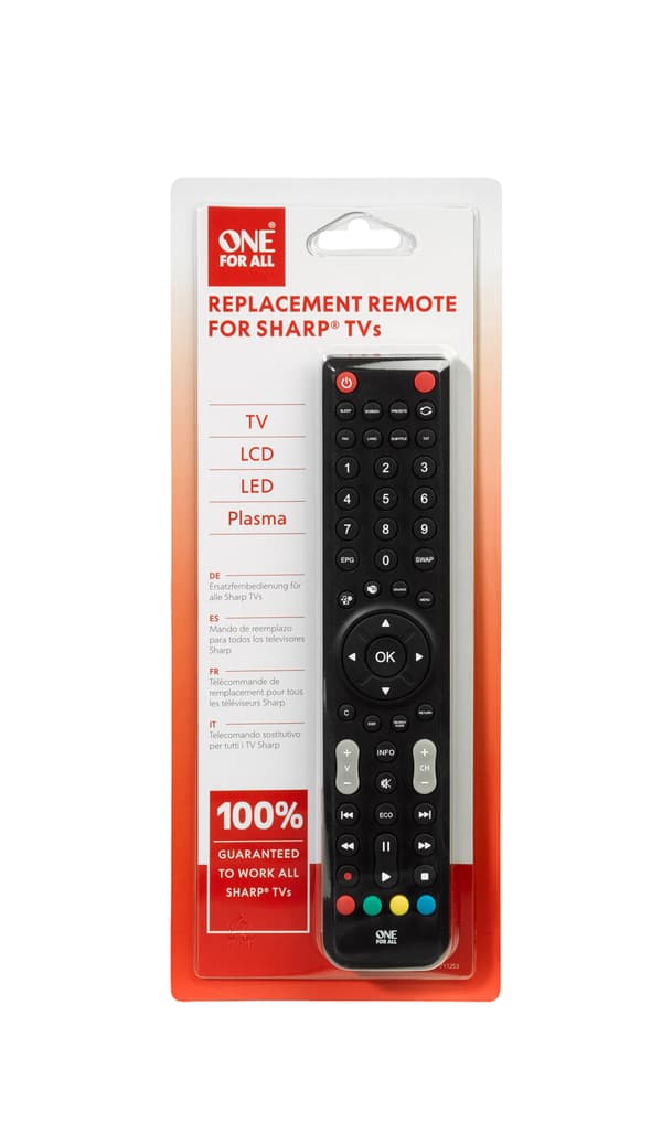 URC 1921 Remote control replacement Sharp
