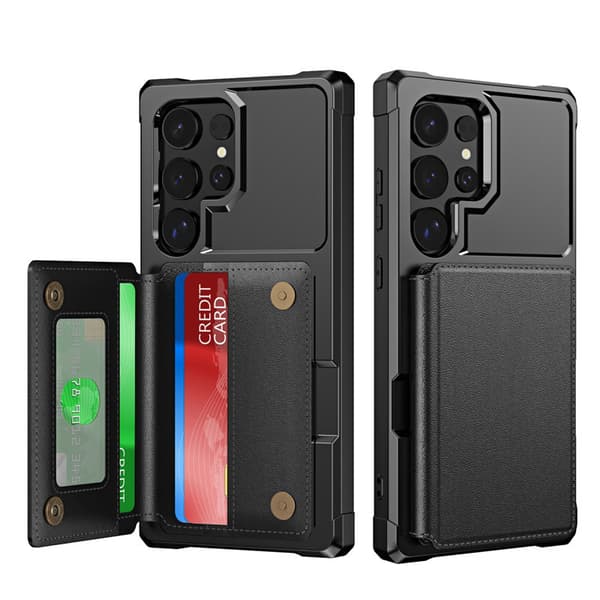 Elegant sort etui til Samsung S24 Plus: Beskyttelse og stil