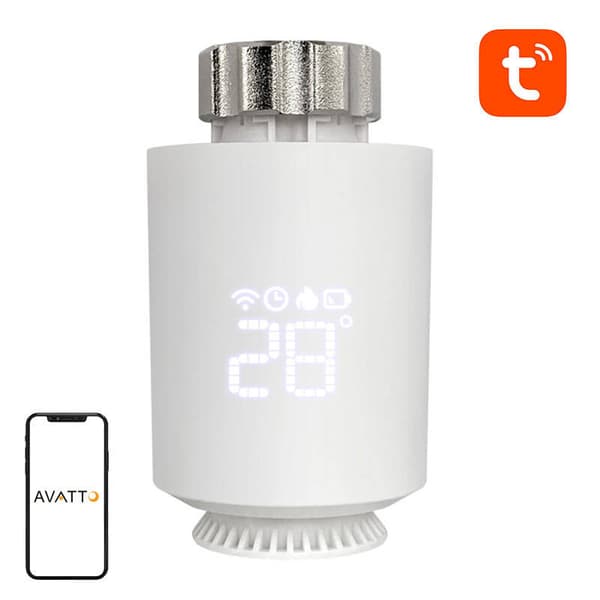 Smart termostat radiatorventil Avatto TRV06 Zigbee 3.0 TUYA
