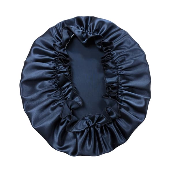 100% silke sovehætte NavyBlue M
