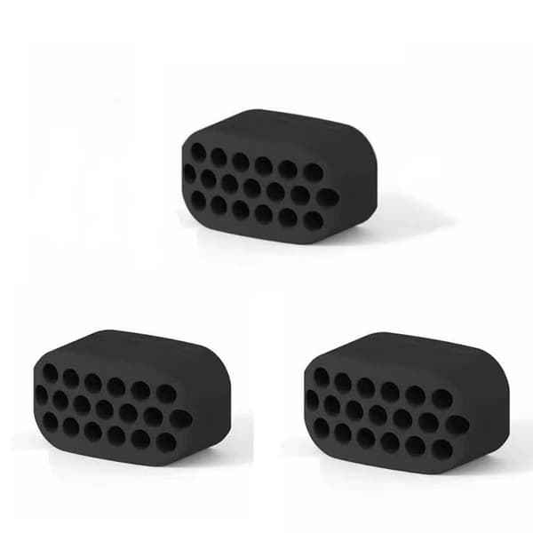 Leukaharjoitussilikoni 3 kpl Black