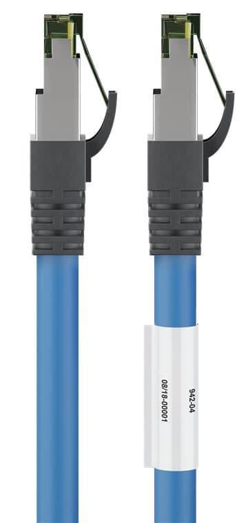 CAT 8.1 patchkabel, S/FTP (PiMF), blå