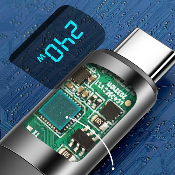 USB-C til USB-C-kabel: 240W, 480 Mbps dataoverføring 1 m