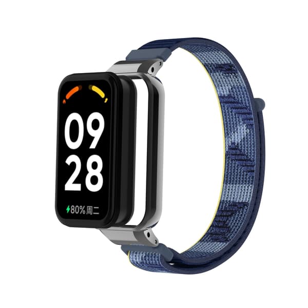 Nylon urrem til Xiaomi Redmi Band 2/8 Active NavyBlue