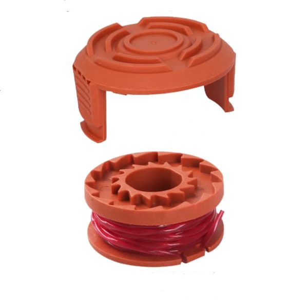 6-pack erstatningssneller med trimmertråd for Worx WA0010 gresstrimmer Orange