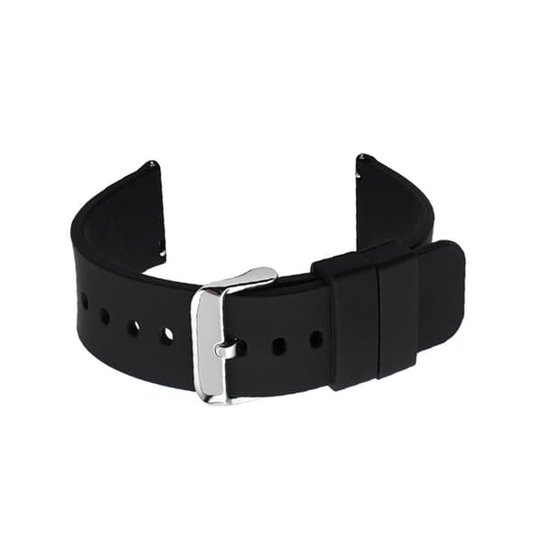 Universaali silikonirannekello Black 12 mm