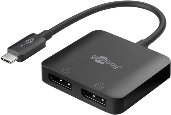 USB-C™-adapter til 2x DisplayPort