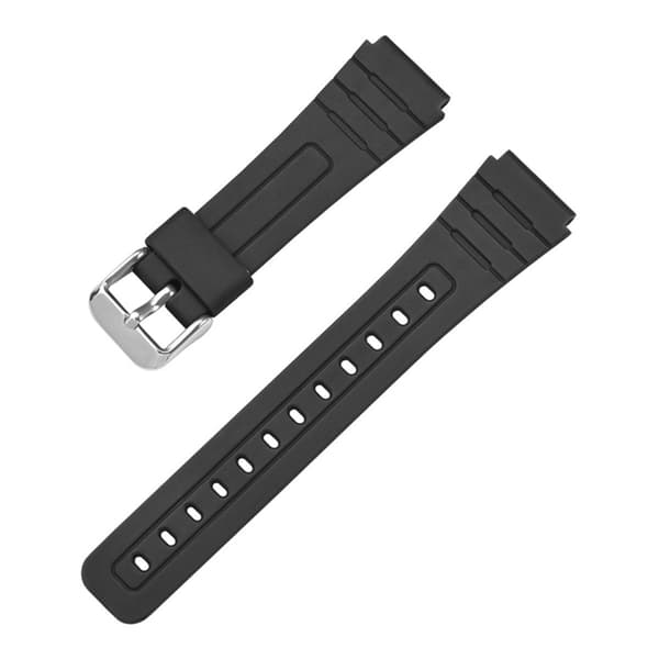 Klockarmband, 18 mm Klackbredd - Svart