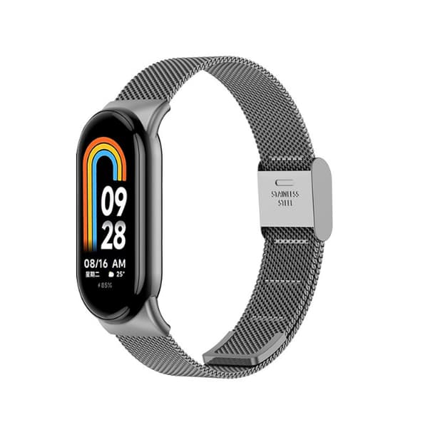 Metalurrem til Xiaomi Mi Band 8/9 Grey