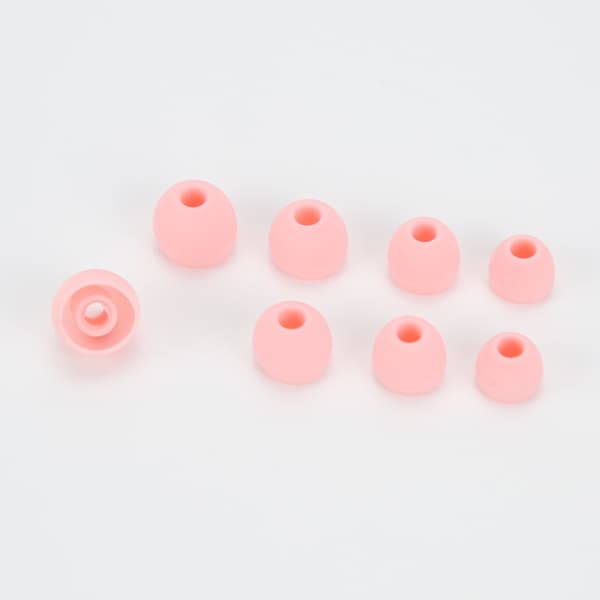 Silikone støjreducerende ørepropper med ringdesign, velegnet til side-sovende, ideel til kollegieværelser og studerende Pink