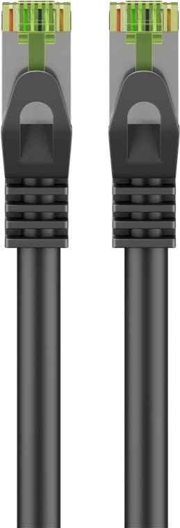 GHMT-certifierad CAT 8.1 patchkabel, S/FTP (PiMF), svart