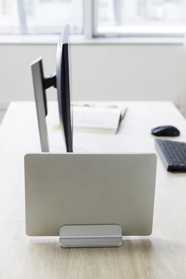 Office, Adjustable vertical laptop holder, 5kg, alumimnum