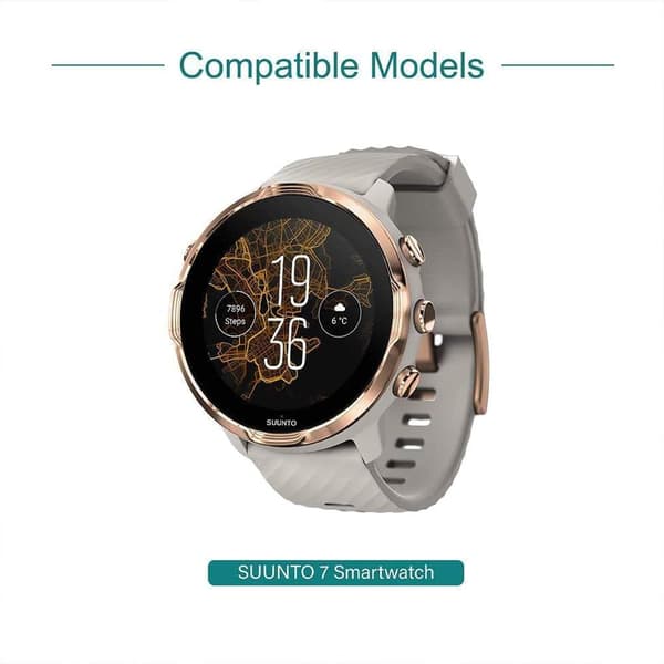 Magnetisk USB-lader til Suunto 7 Smartwatch