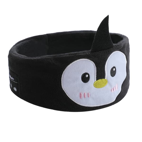 Bluetooth 5.0 Sovhörlurar / sovmask med Bluetooth-hörlurar Black