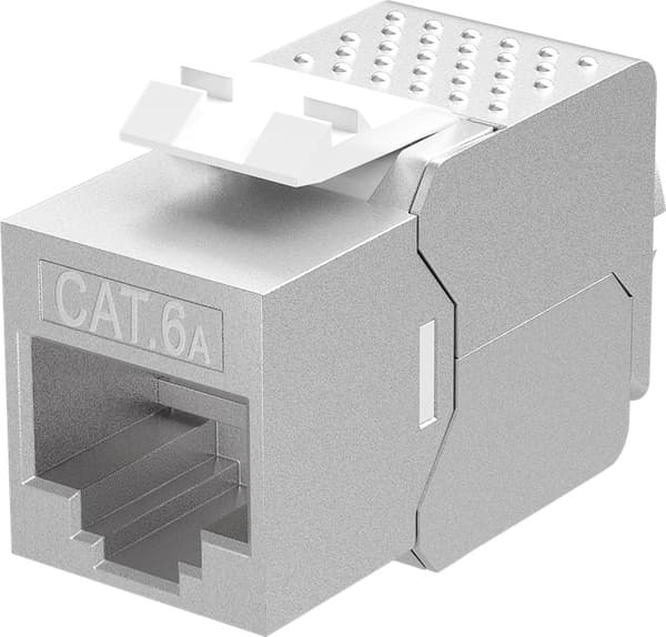 Keystone-moduuli RJ45 CAT 6A, STP, ohut