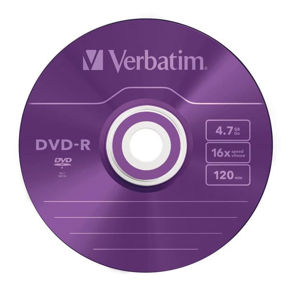 DVD-R 4,7GB 5-pack Slim Case