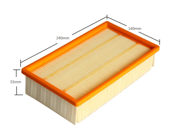 HEPA-filter til Kärcher NT25/NT35/NT45 2-pakning