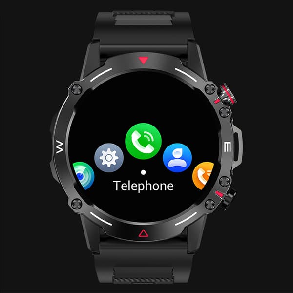 Smartwatch / sportklocka med Bluetooth-samtal Black