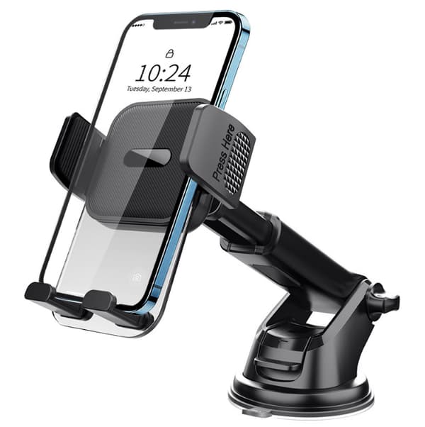 Mobilholder til instrumentbræt og luftventil Grey