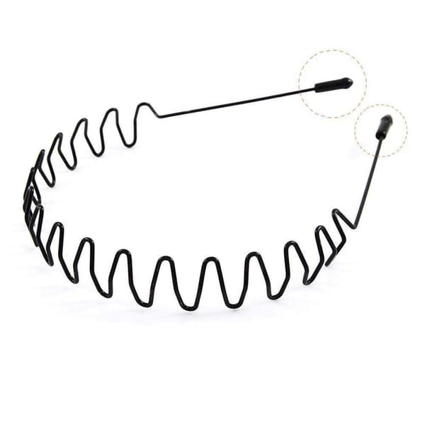 Tiara / hårbøyle, 6-pakning Black