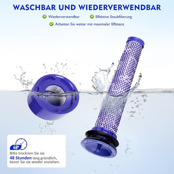 Dyson V8 -pölysäiliön säiliö suodattimen vaihdolla