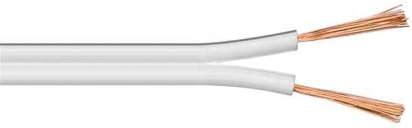 Kaiutinkaapeli valkoinen CU