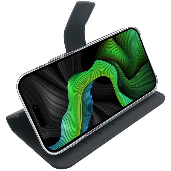 Wally Wallet Case iPhone 15 Pro Sort