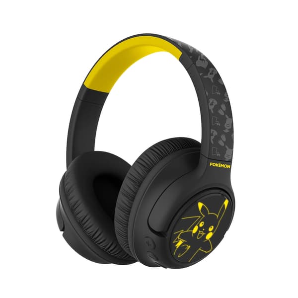 Høretelefon Pikachu Over-Ear Trådløs LED Lys Lyddeling