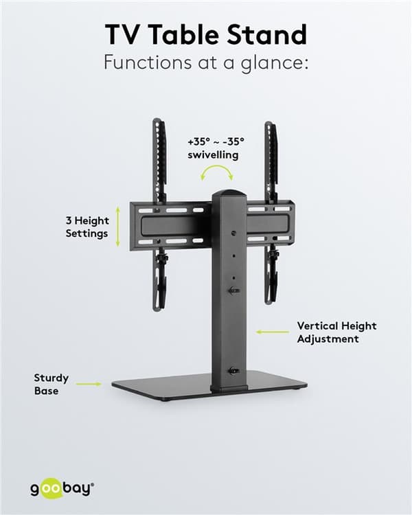 TV-pöytäteline Basic Fix