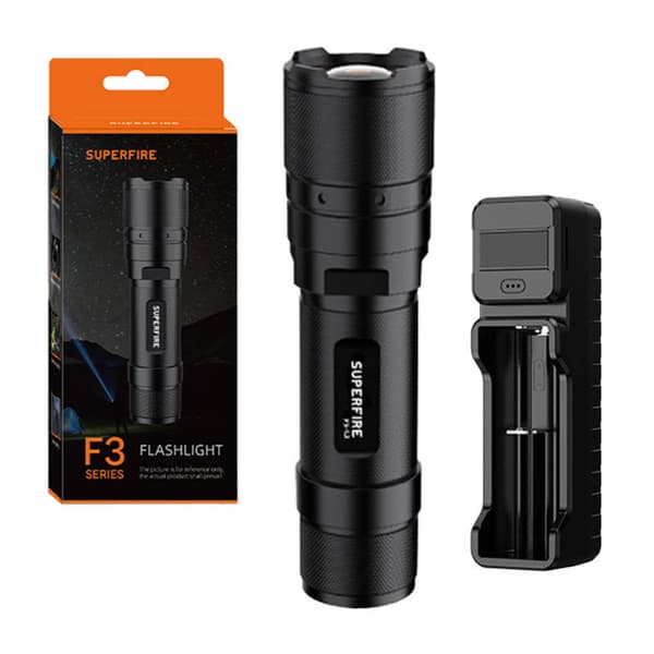 Lommelykt Superfire F3-L2, 570lm