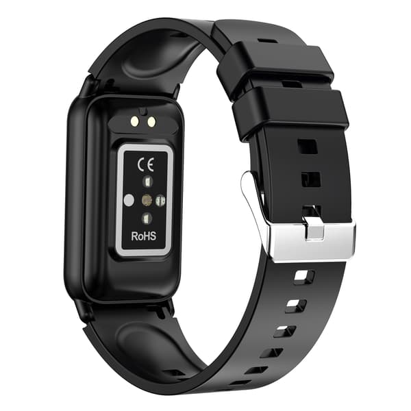 TK 72 Aktivitetsarmbånd med puls, søvnmonitor, IP68 Black