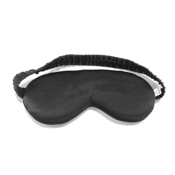 100 % silke søvnmaske for øynene Black