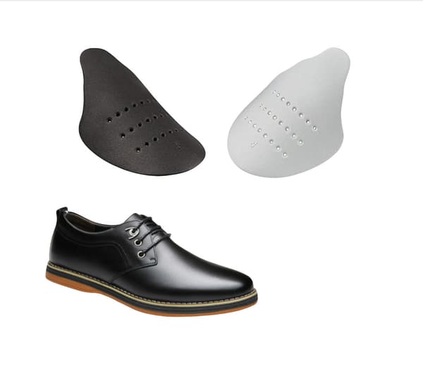 Skobeskyttere til sneakers, tåboks reducer White L
