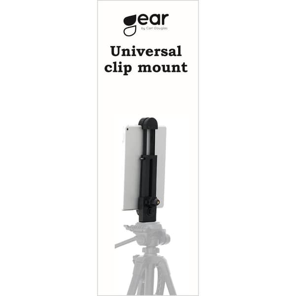 Tablet/Smartphone Holder Stativ Med 1/4 Stativgevind Sort