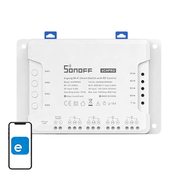 Älykäs kytkin WiFi SONOFF 4CHPROR3
