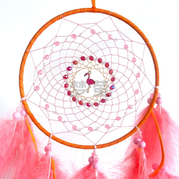 Boho fjäder väggdekoration, väggbonad för sovrum Red