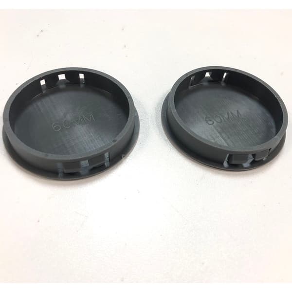 60 mm hålplugg för möbler, 10-pack