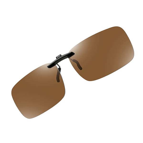 Polariserte Clip-on Solbriller Brown
