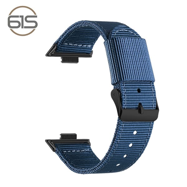 Stilfuld nylonrem til Huawei Fit 3/4/4 Pro Blue