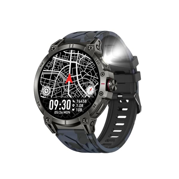 Multifunktionell Smartwatch med Bluetooth-samtal, Hälsomätning och Anpassningsbara Urtavlor Blue