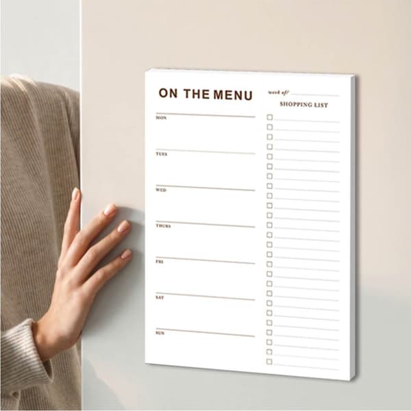 Magnetisk notesblok - PZ021 Minimalistisk kostplan