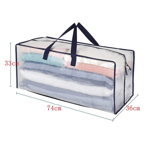 Transparent PP Vävd Flyttväska 8-pack 8-Pack