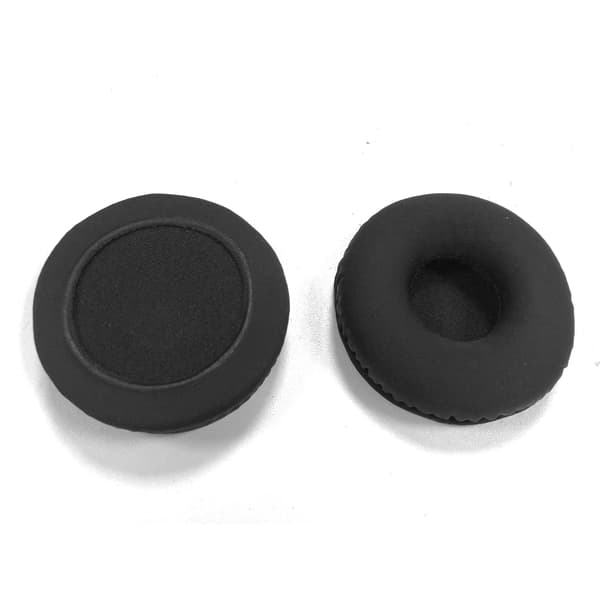 Utskiftbare øreputer for Sony WH-CH520 hodetelefoner - Isilkestoff (7CM) Black