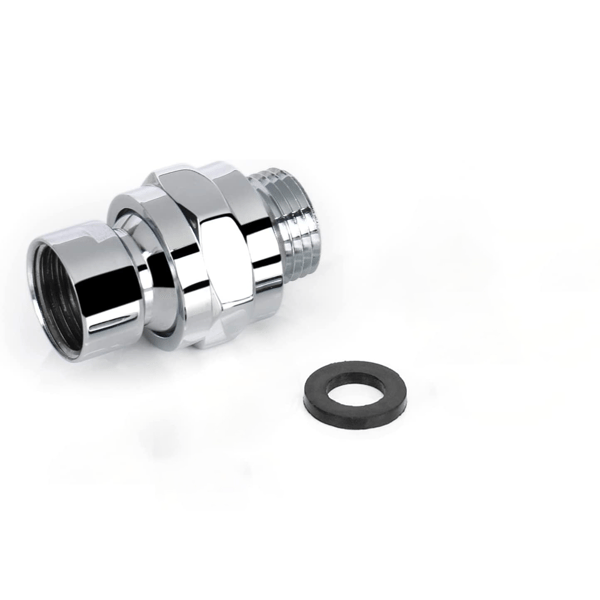 Brusehoved drejelig kugle adapter brusehoved stik 4 punkt Silver