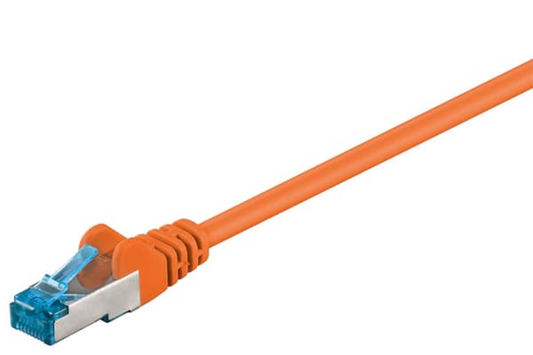 Patchkabel CAT 6A, S/FTP (PiMF), orange, 10 m